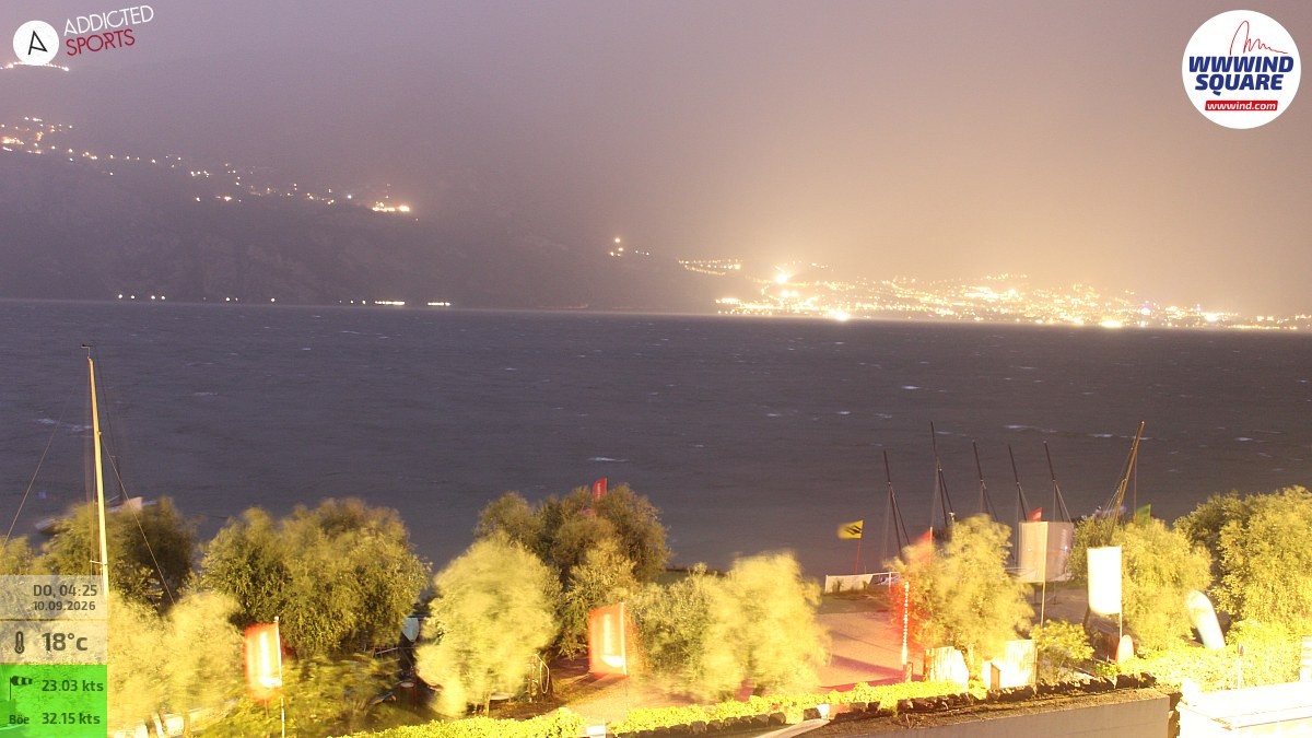 Archiv Foto Webcam Gardasee - Malcesine
