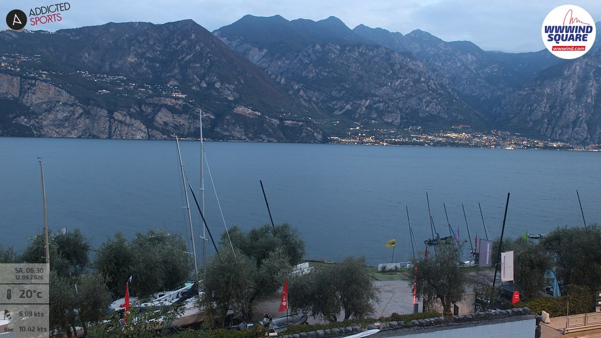 Archiv Foto Webcam Gardasee - Malcesine