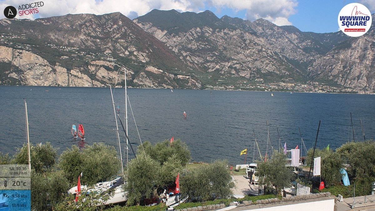 Archiv Foto Webcam Gardasee - Malcesine