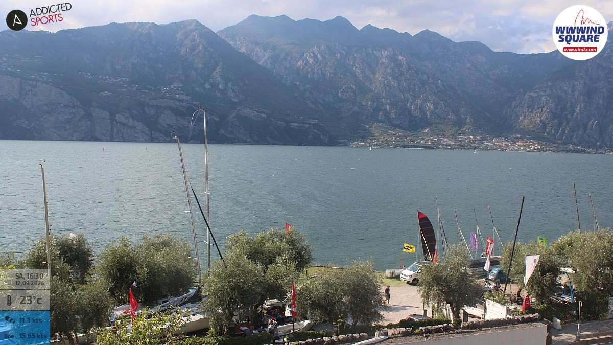 Archiv Foto Webcam Gardasee - Malcesine