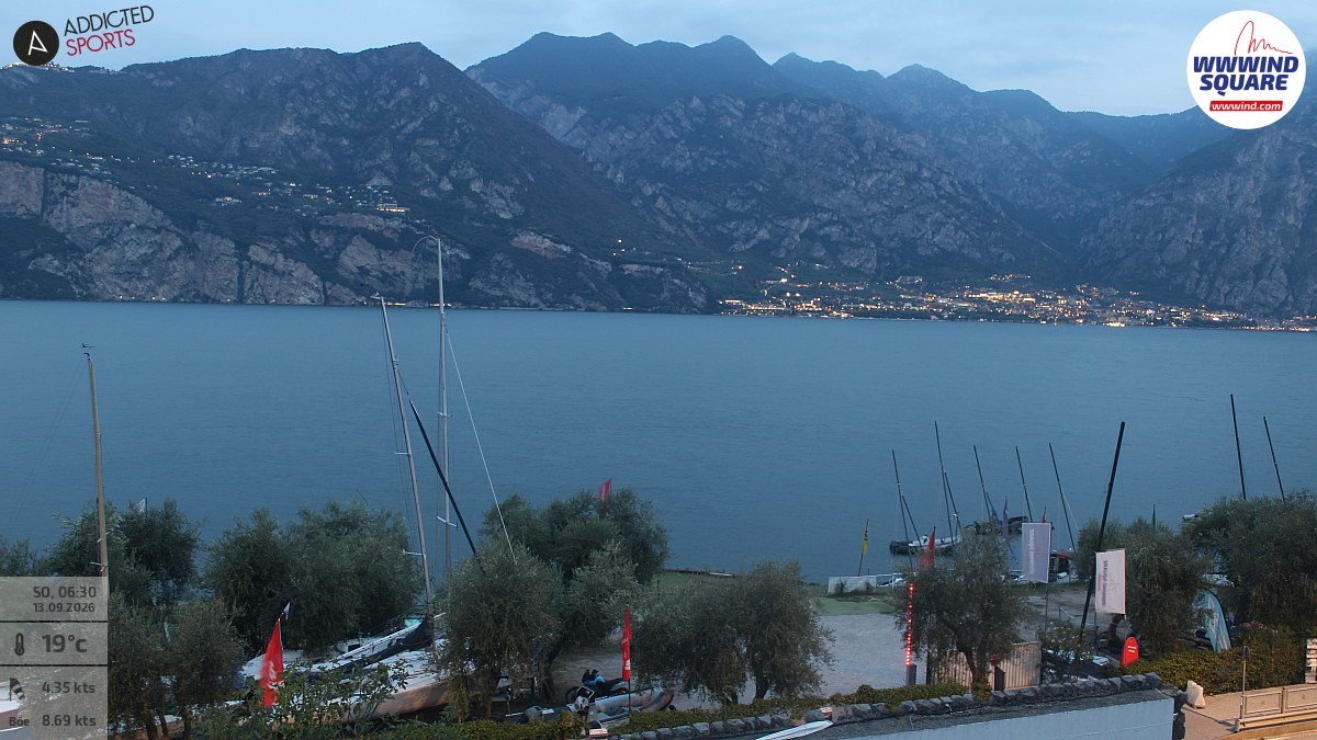 Archiv Foto Webcam Gardasee - Malcesine