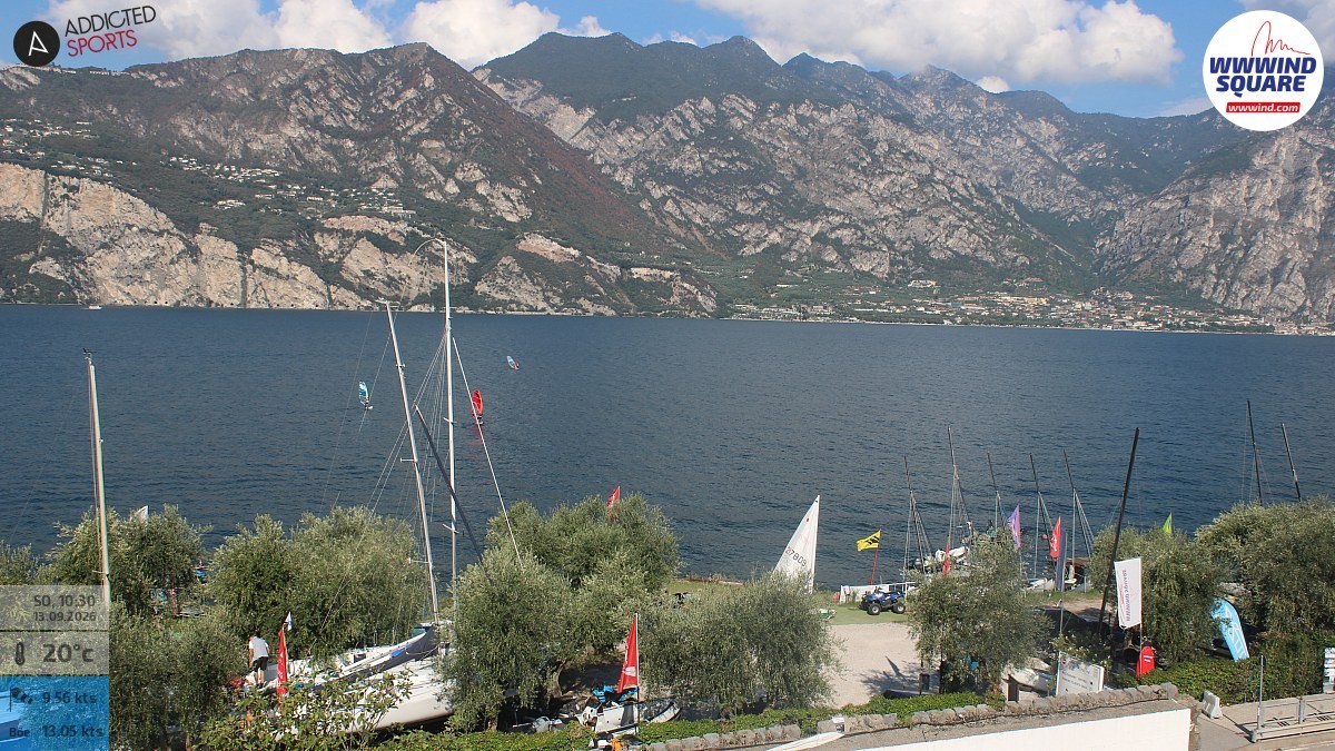 Archiv Foto Webcam Gardasee - Malcesine