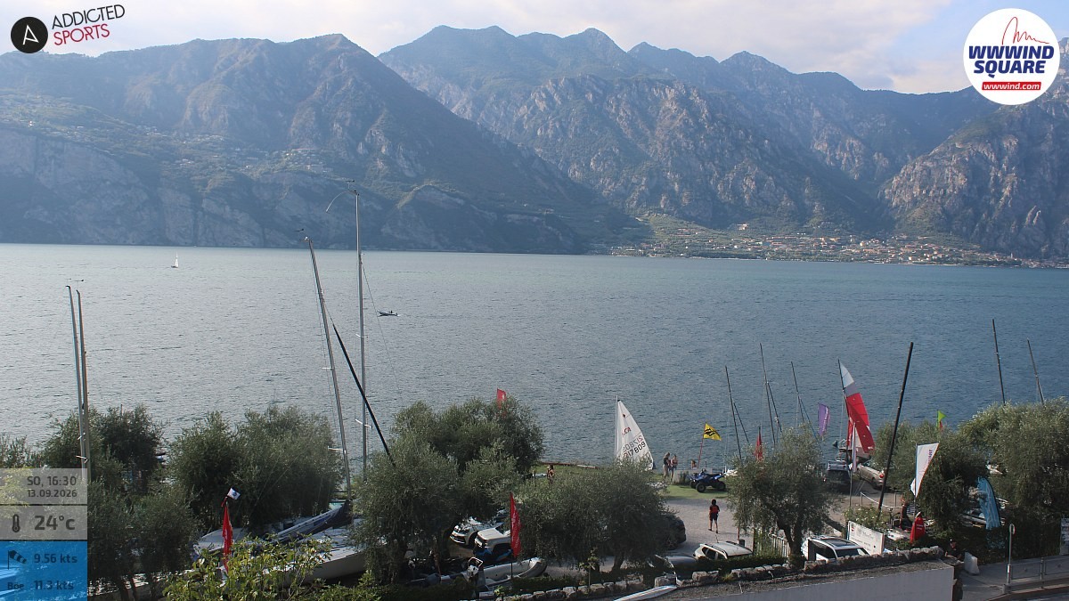 Archiv Foto Webcam Gardasee - Malcesine