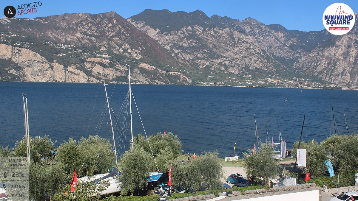 Archived image Webcam Lake Garda - Malcesine