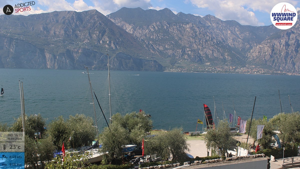 Archived image Webcam Lake Garda - Malcesine