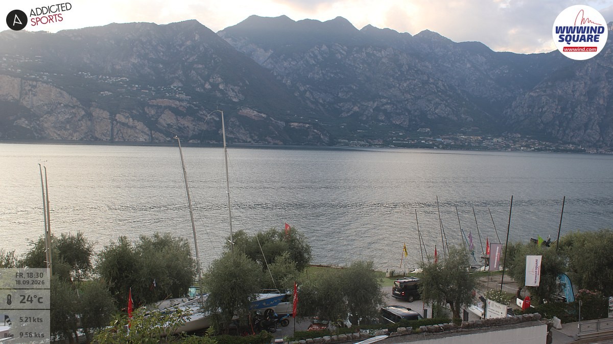 Archiv Foto Webcam Gardasee - Malcesine