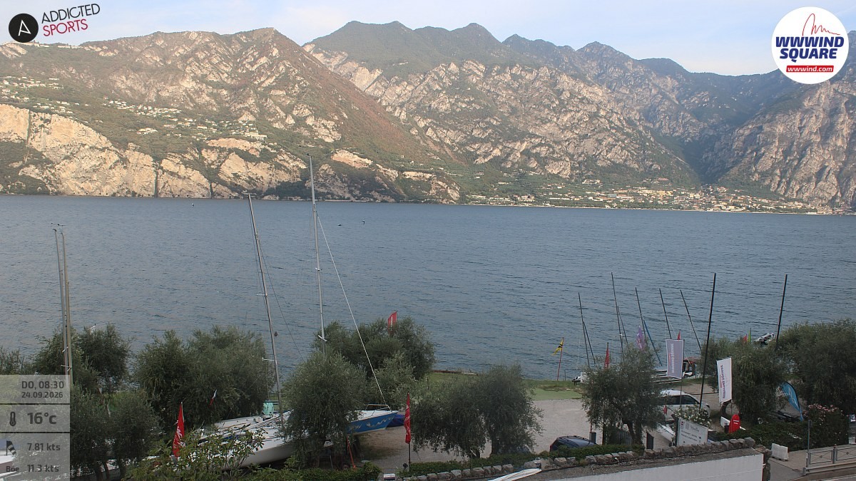Archiv Foto Webcam Gardasee - Malcesine