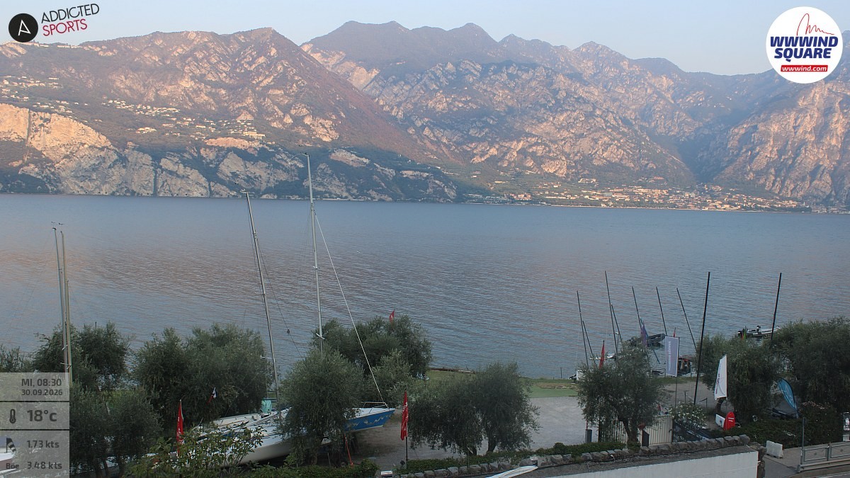 Archiv Foto Webcam Gardasee - Malcesine