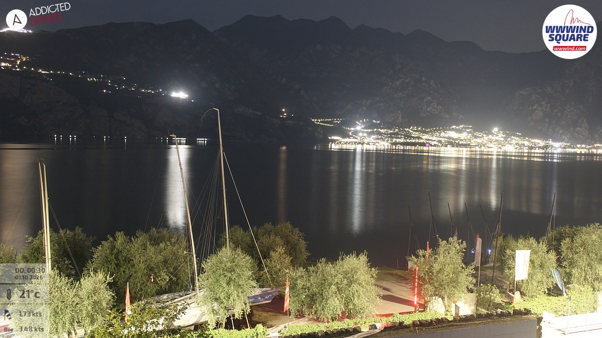 Archiv Foto Webcam Gardasee - Malcesine