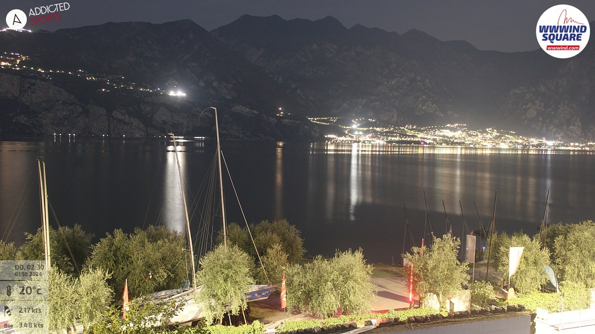 Archiv Foto Webcam Gardasee - Malcesine