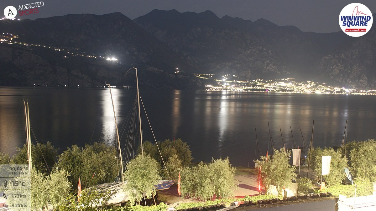 Archiv Foto Webcam Gardasee - Malcesine