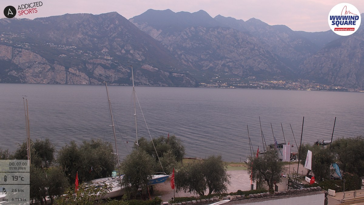Archiv Foto Webcam Gardasee - Malcesine