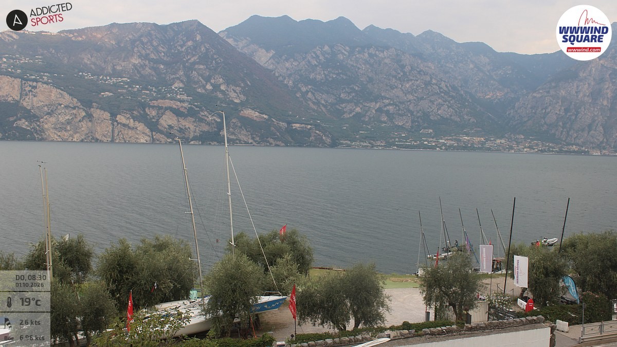 Archiv Foto Webcam Gardasee - Malcesine