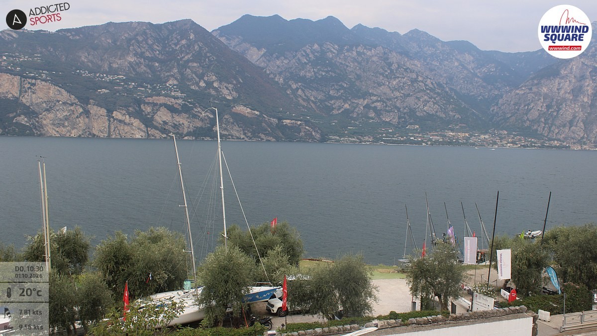 Archiv Foto Webcam Gardasee - Malcesine