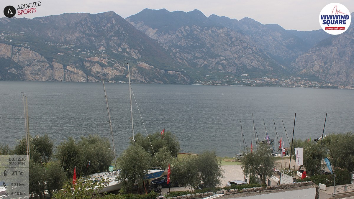Archiv Foto Webcam Gardasee - Malcesine