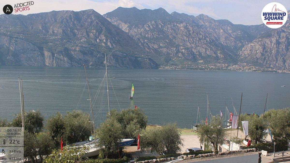 Archiv Foto Webcam Gardasee - Malcesine