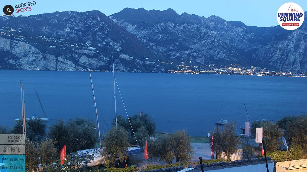 Archived image Webcam Lake Garda - Malcesine