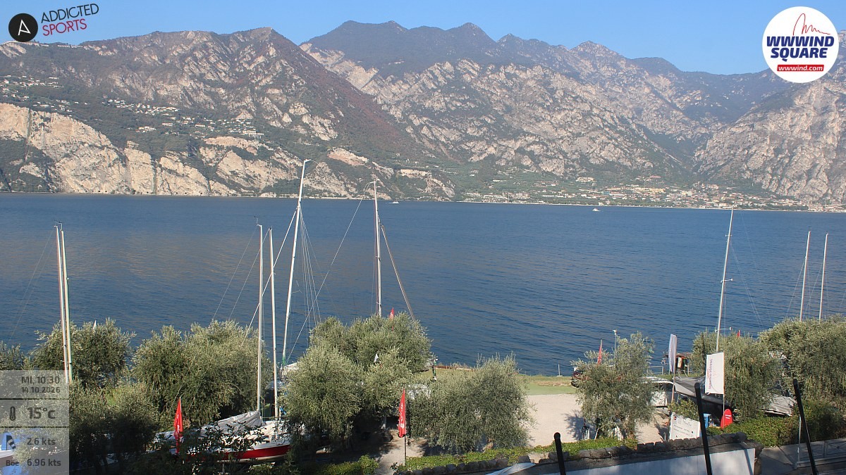 Archived image Webcam Lake Garda - Malcesine