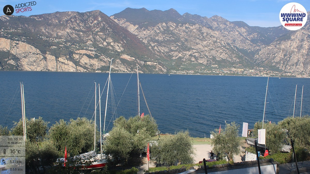 Archived image Webcam Lake Garda - Malcesine
