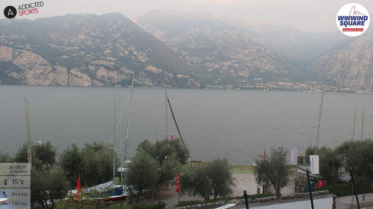 Archived image Webcam Lake Garda - Malcesine