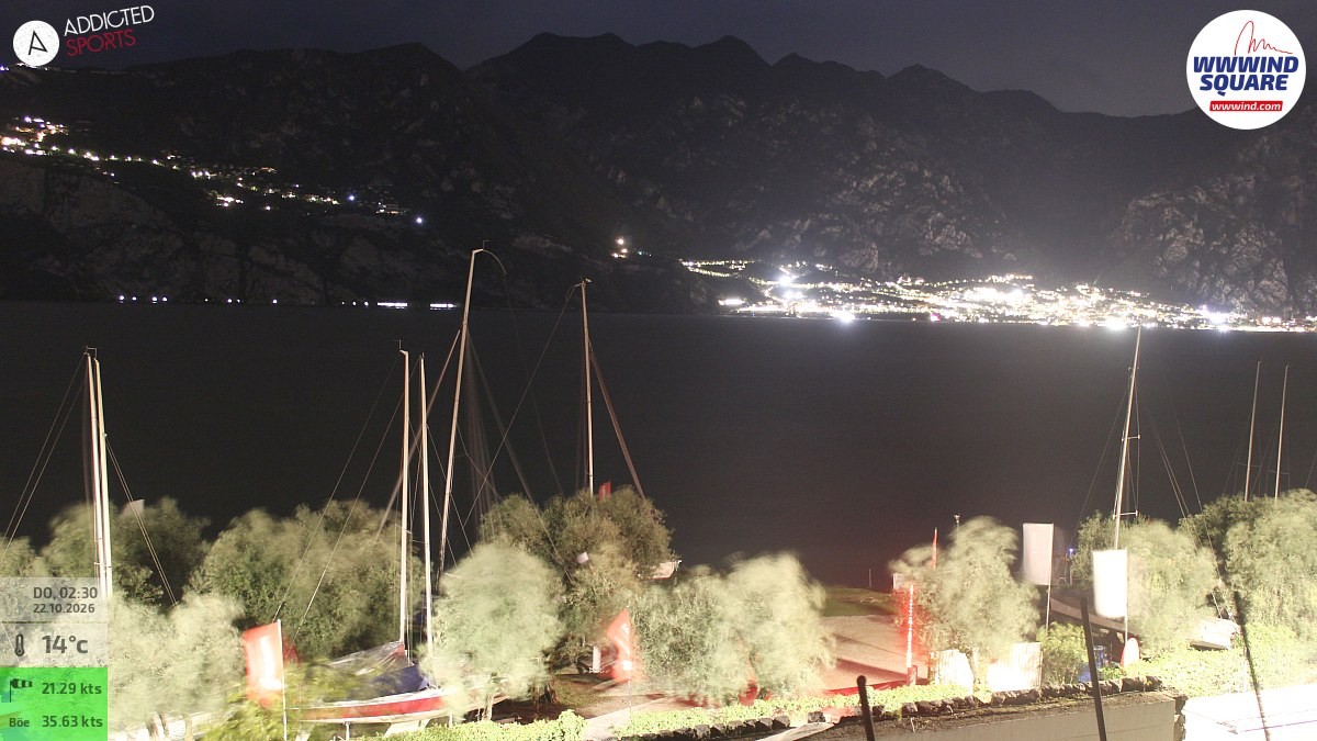 Archiv Foto Webcam Gardasee - Malcesine
