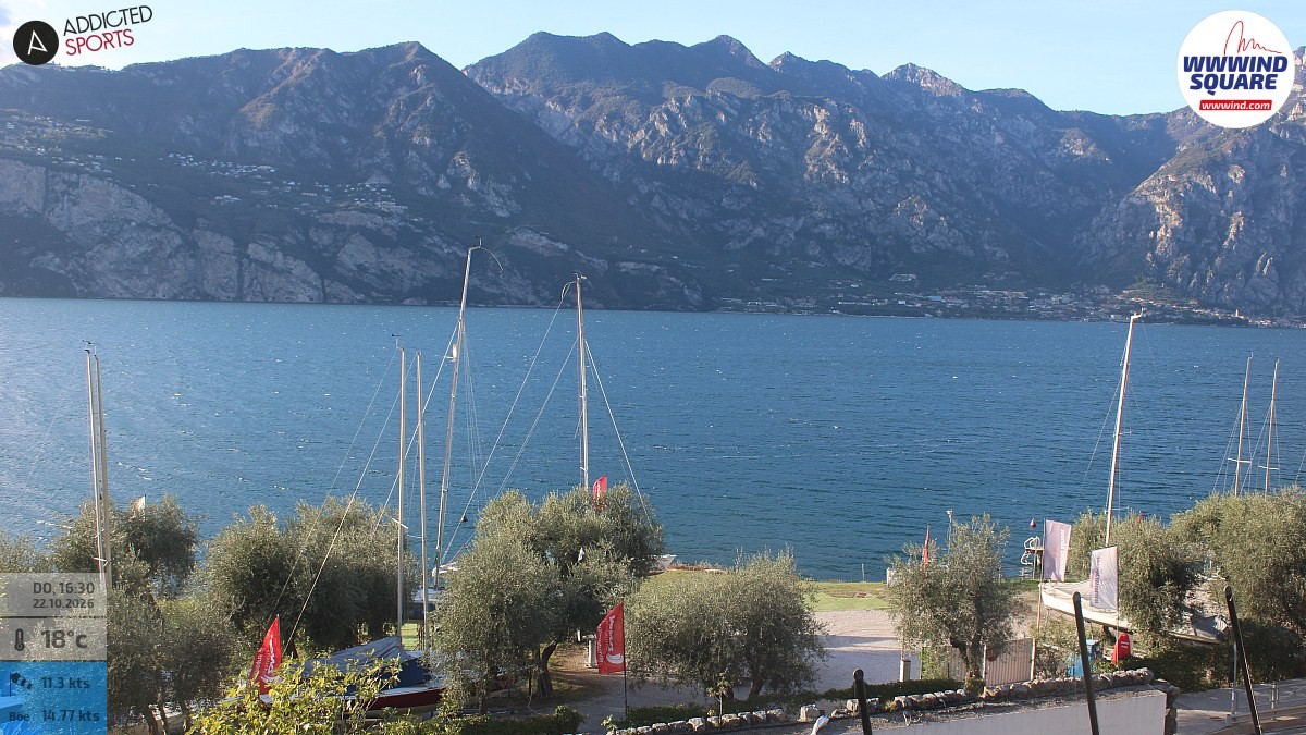 Archiv Foto Webcam Gardasee - Malcesine