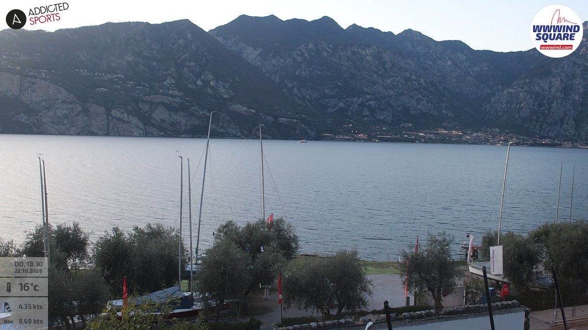 Archiv Foto Webcam Gardasee - Malcesine