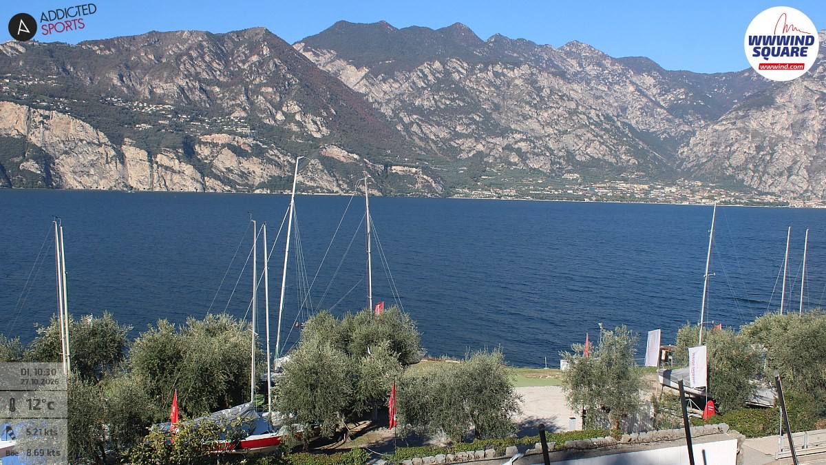 Archiv Foto Webcam Gardasee - Malcesine