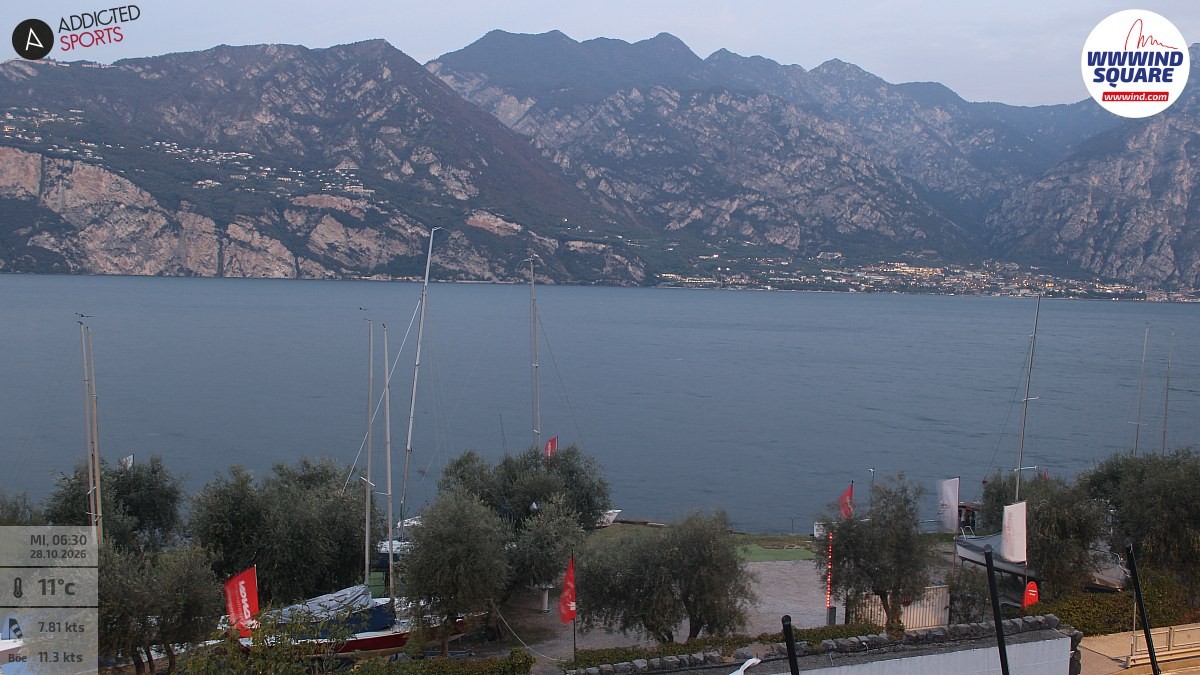 Archiv Foto Webcam Gardasee - Malcesine