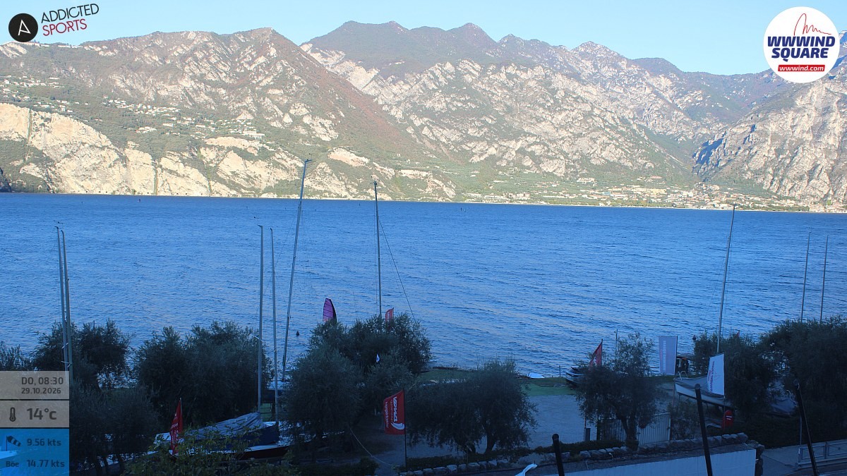 Archiv Foto Webcam Gardasee - Malcesine