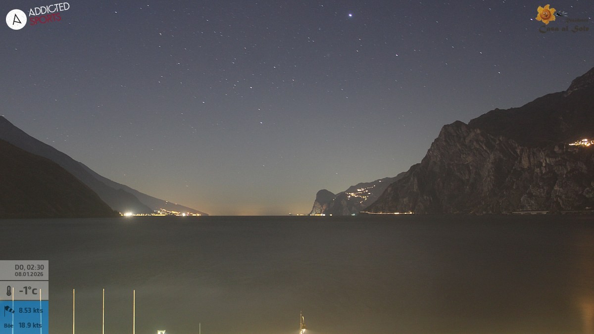 Archiv Foto Webcam Gardasee - Torbole