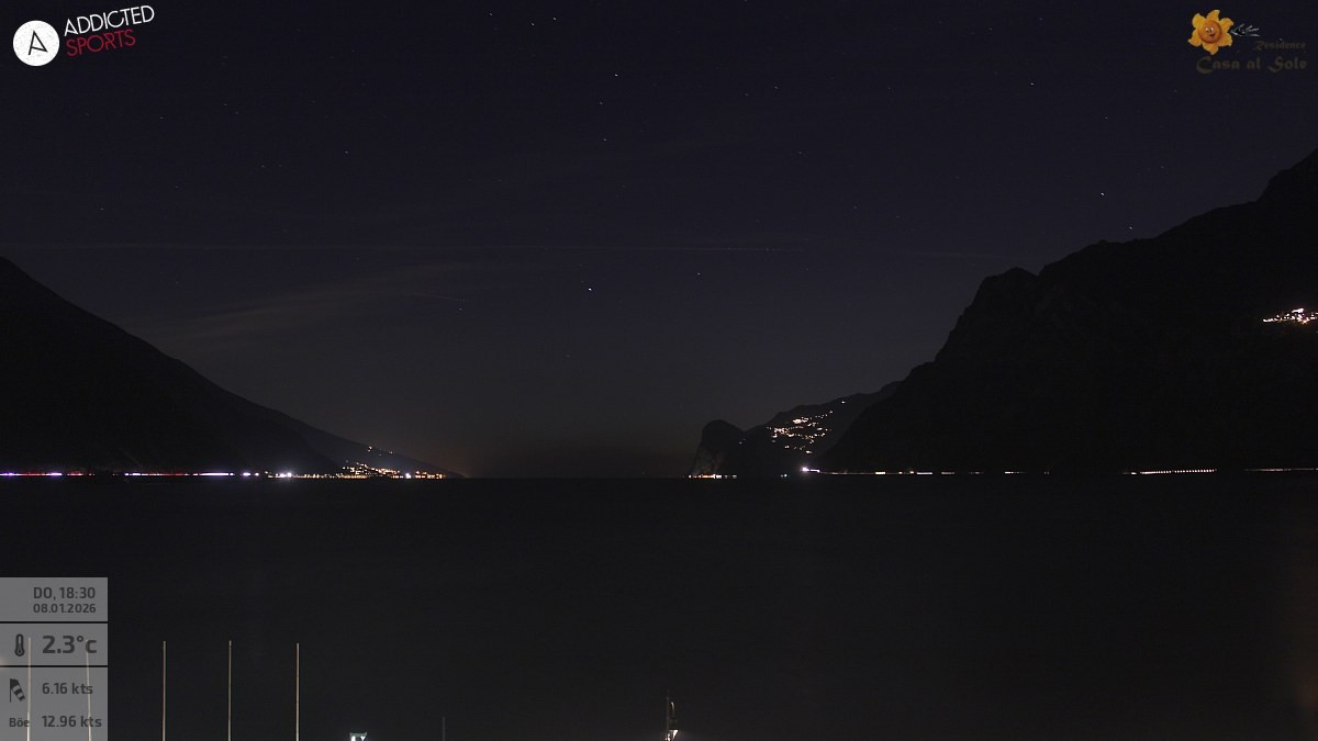 Archiv Foto Webcam Gardasee - Torbole