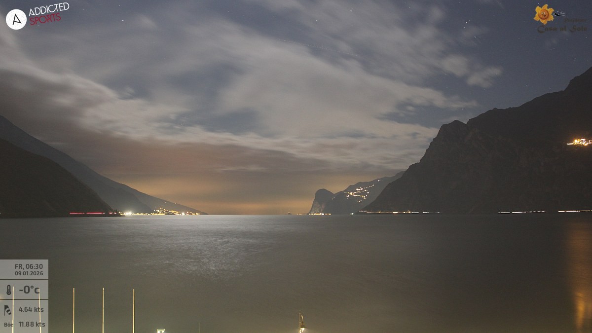 Archiv Foto Webcam Gardasee - Torbole