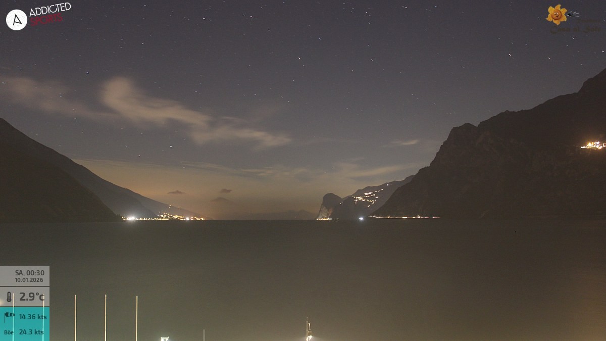 Archiv Foto Webcam Gardasee - Torbole