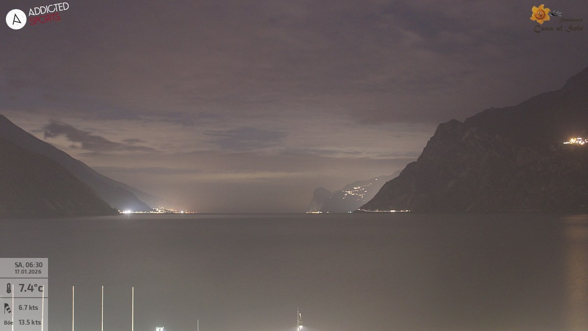 Archiv Foto Webcam Gardasee - Torbole