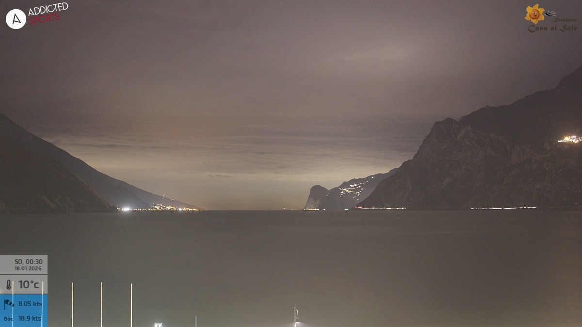 Archived image Webcam Lake Garda: Torbole