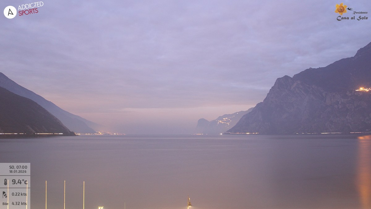 Archived image Webcam Lake Garda: Torbole