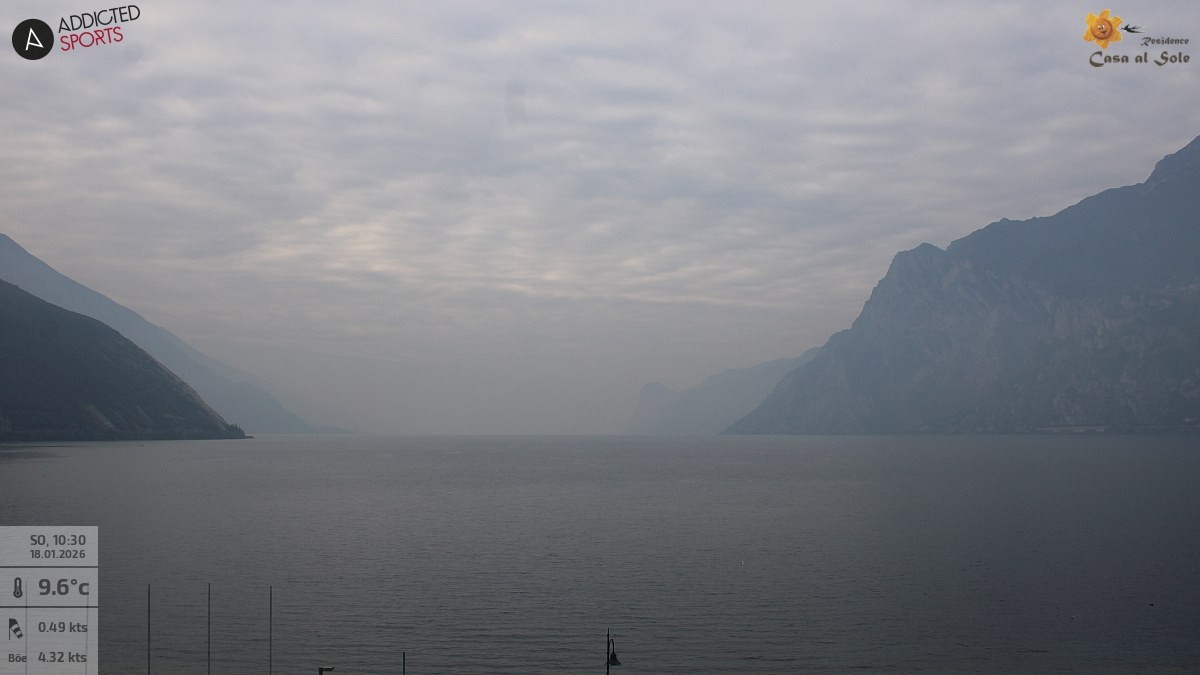 Archived image Webcam Lake Garda: Torbole