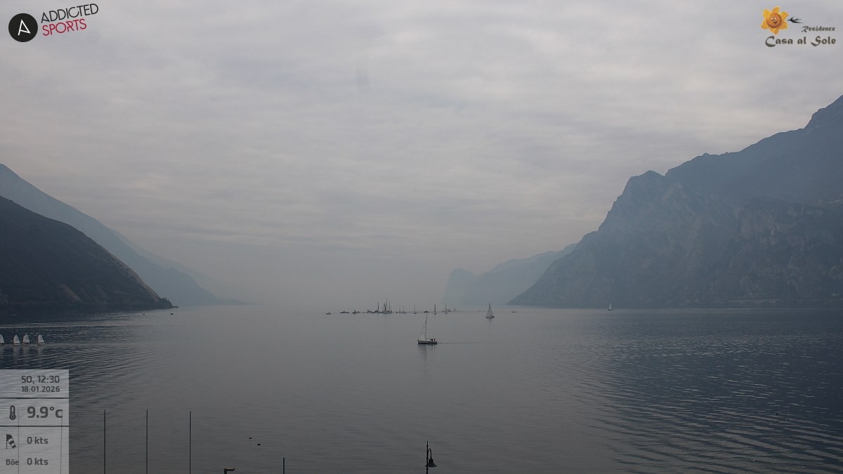 Archived image Webcam Lake Garda: Torbole