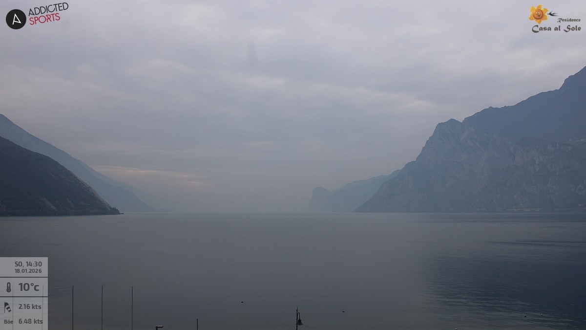 Archived image Webcam Lake Garda: Torbole