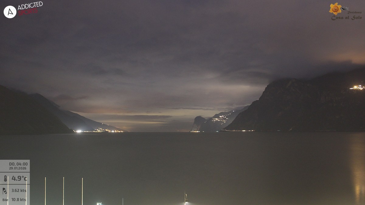 Archiv Foto Webcam Gardasee - Torbole