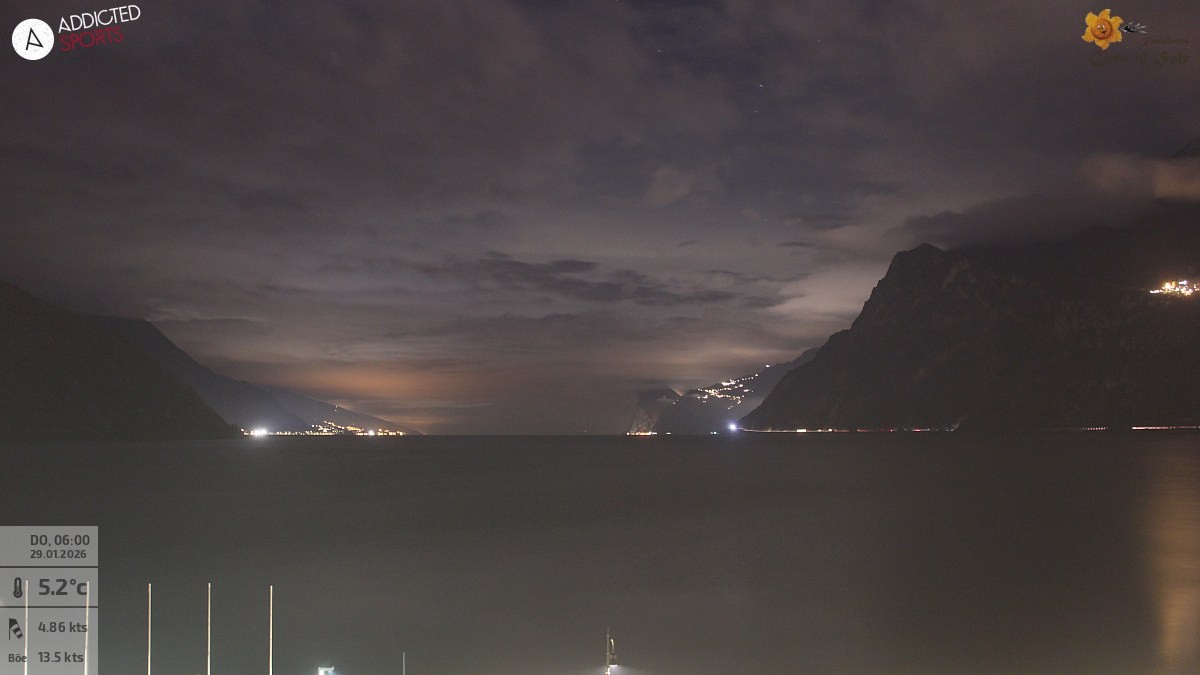 Archiv Foto Webcam Gardasee - Torbole