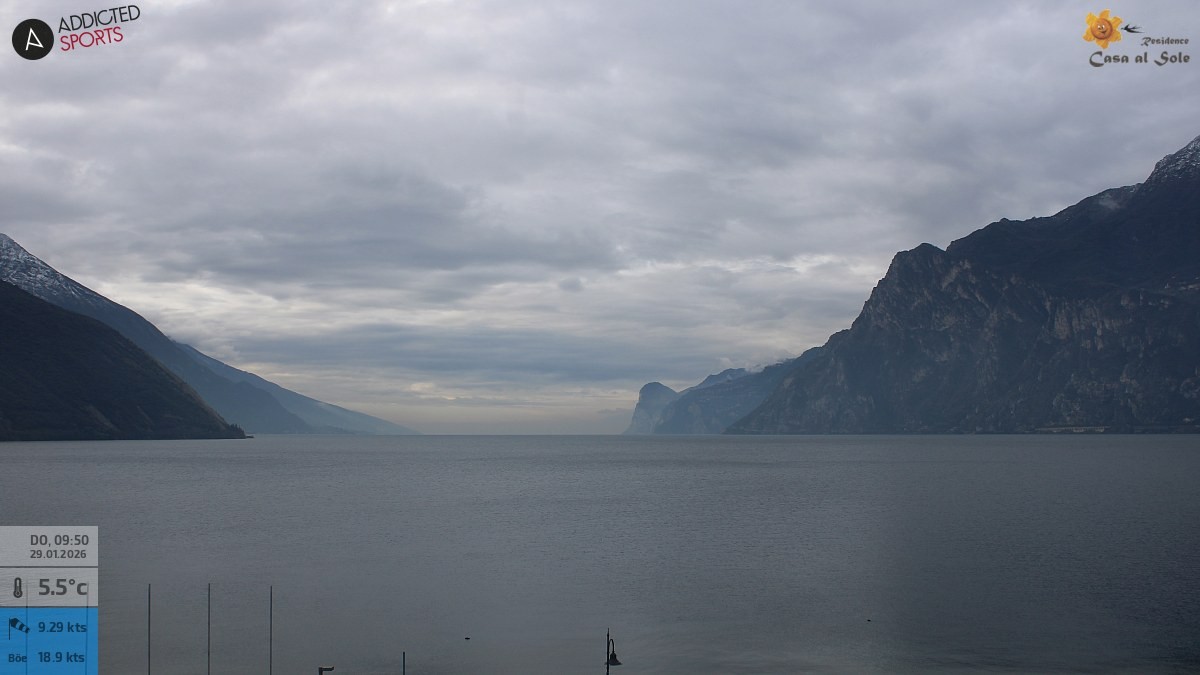 Archiv Foto Webcam Gardasee - Torbole