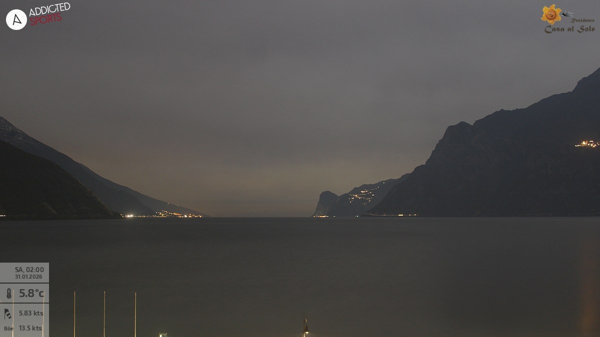 Archiv Foto Webcam Gardasee - Torbole