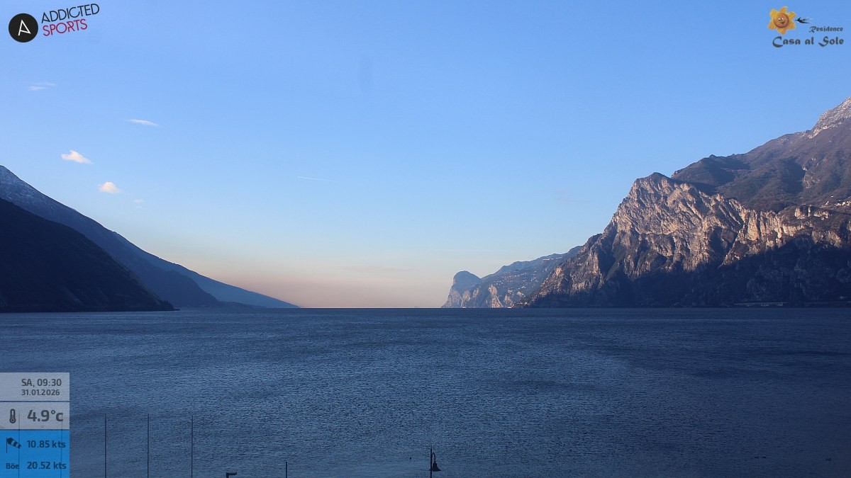 Archived image Webcam Lake Garda: Torbole