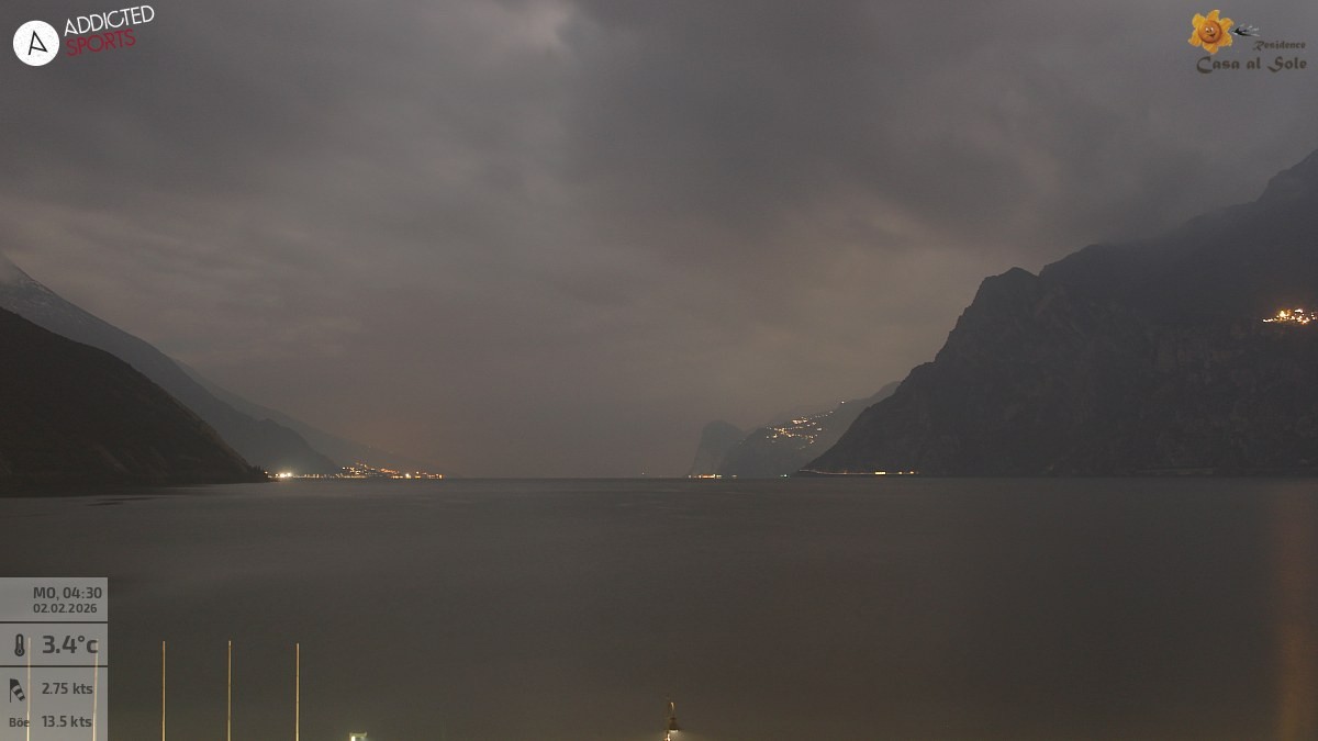 Archived image Webcam Lake Garda: Torbole