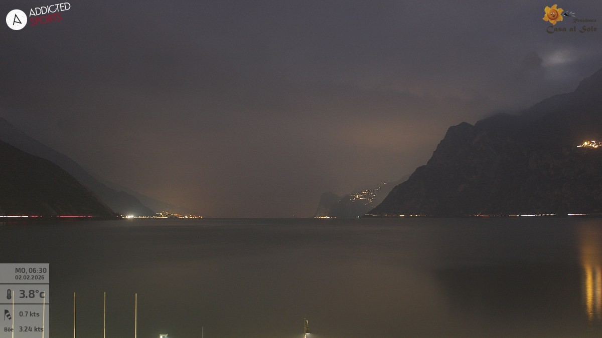 Archived image Webcam Lake Garda: Torbole