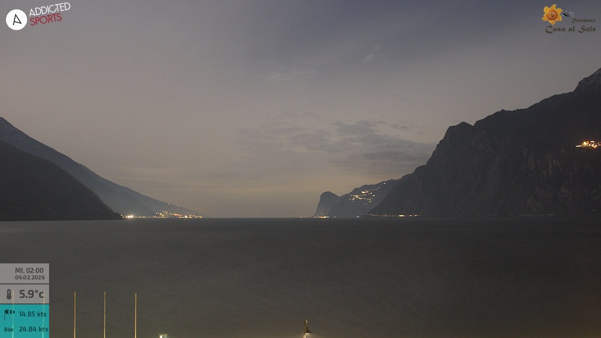 Archiv Foto Webcam Gardasee - Torbole