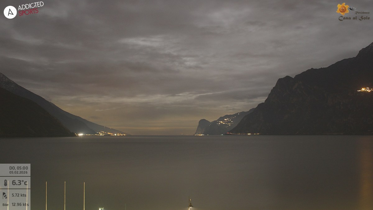 Archived image Webcam Lake Garda: Torbole