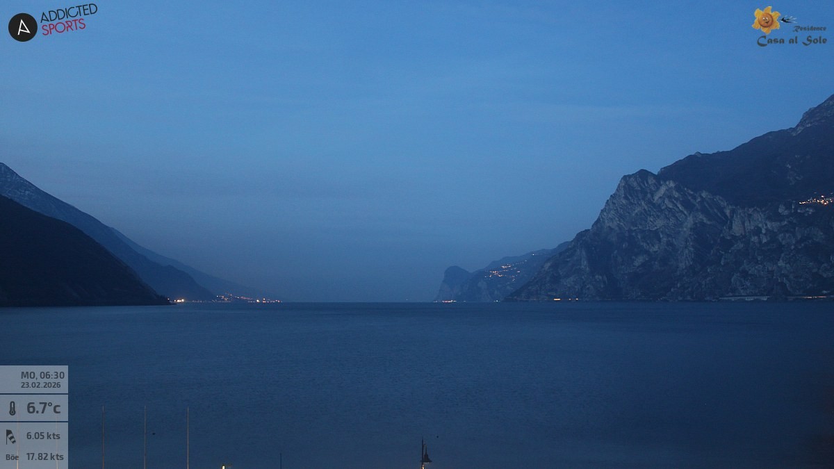 Archiv Foto Webcam Gardasee - Torbole